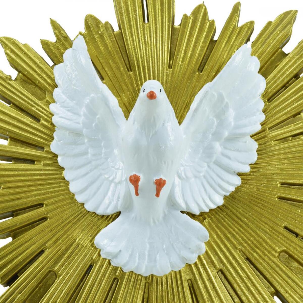 Imagem Divino Espirito Santo Madeira 30Cm Inquebrvel 