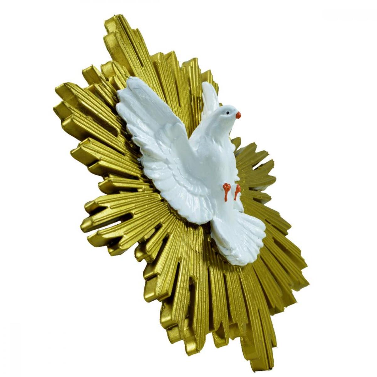 Imagem Divino Espirito Santo Madeira 30Cm Inquebrvel 