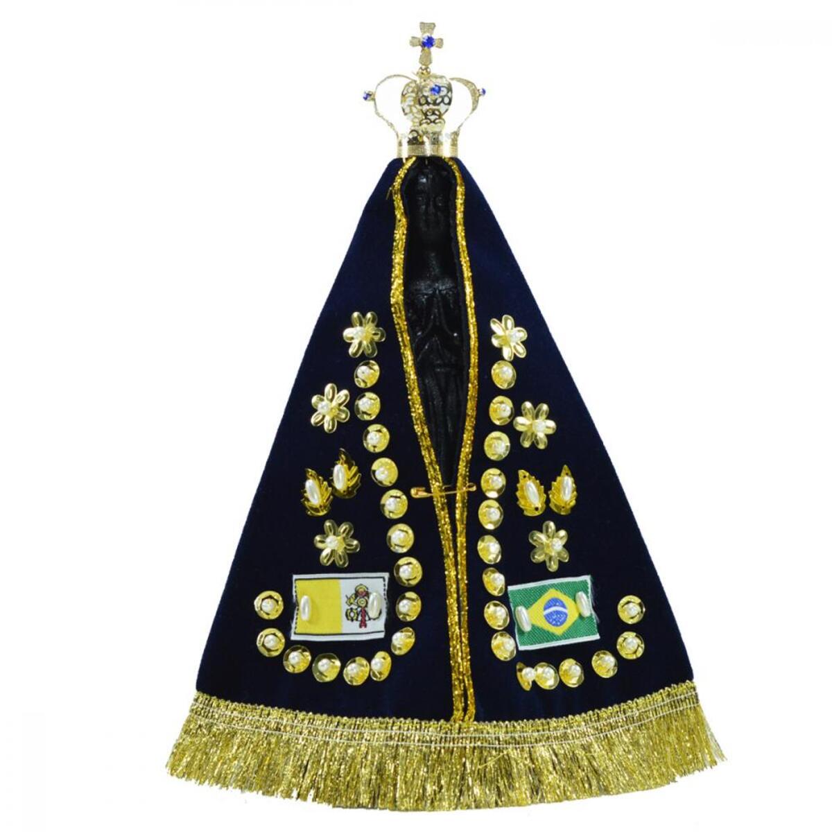 Imagem Rplica N.sra Aparecida 33 Cm C/manto