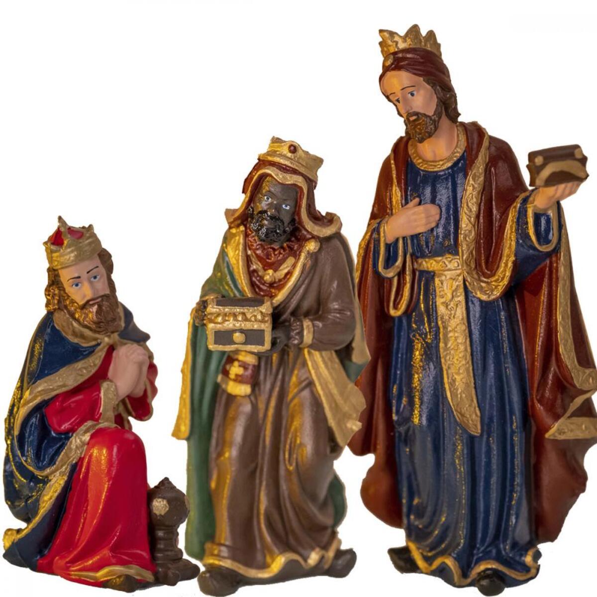 Imagem Os três Reis Magos 23 cm Inquebrável 
