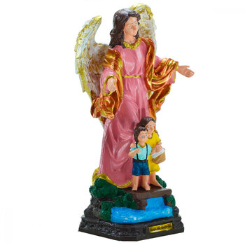 Imagem Anjo da Guarda 38 Cm Rosa Inquebrvel