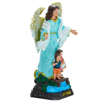 Imagem Anjo da Guarda 38 Cm Azul Inquebrvel