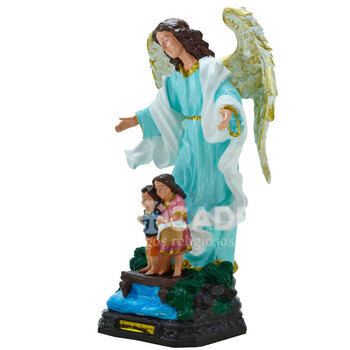 Imagem Anjo da Guarda 38 Cm Azul Inquebr�vel