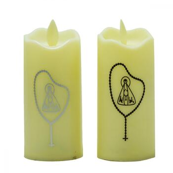 Vela decorativa Led - pacote com 12 unidades 