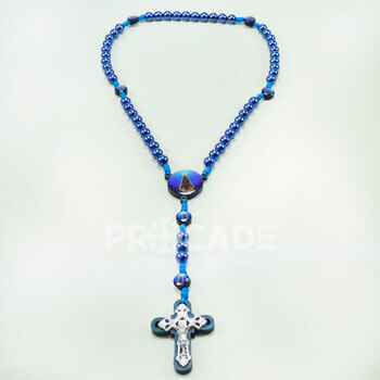 Ter�o de N.sra Aparecida Azul 8mm