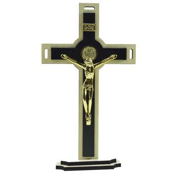 Crucifixo de Mesa / Parede 25 Cm em MDF
