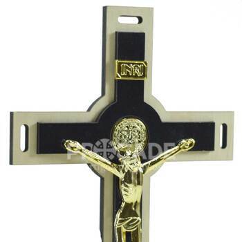 Crucifixo de Mesa / Parede 25 Cm em MDF