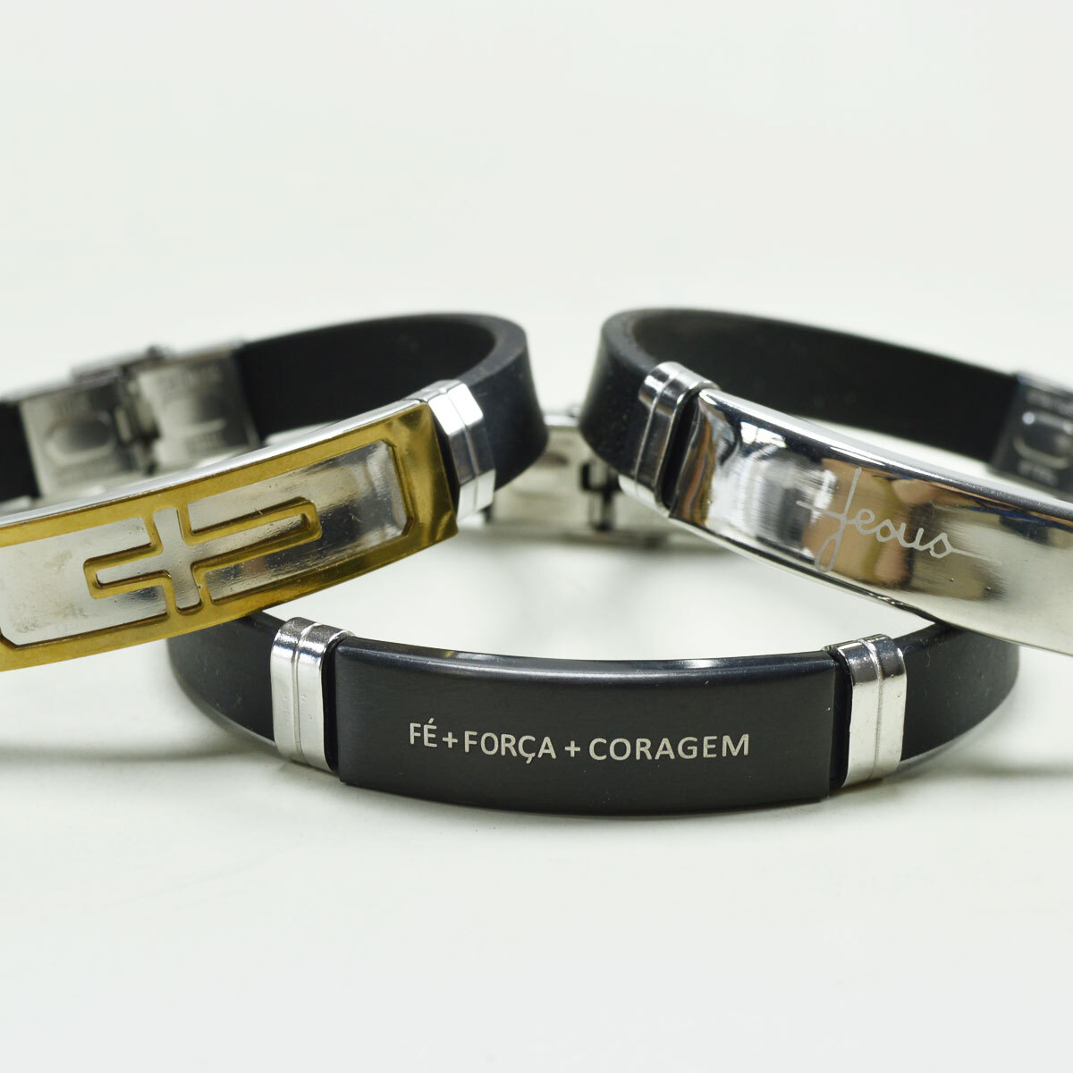 Pulseira Evangelizar de Silicone (12 Unidades)
