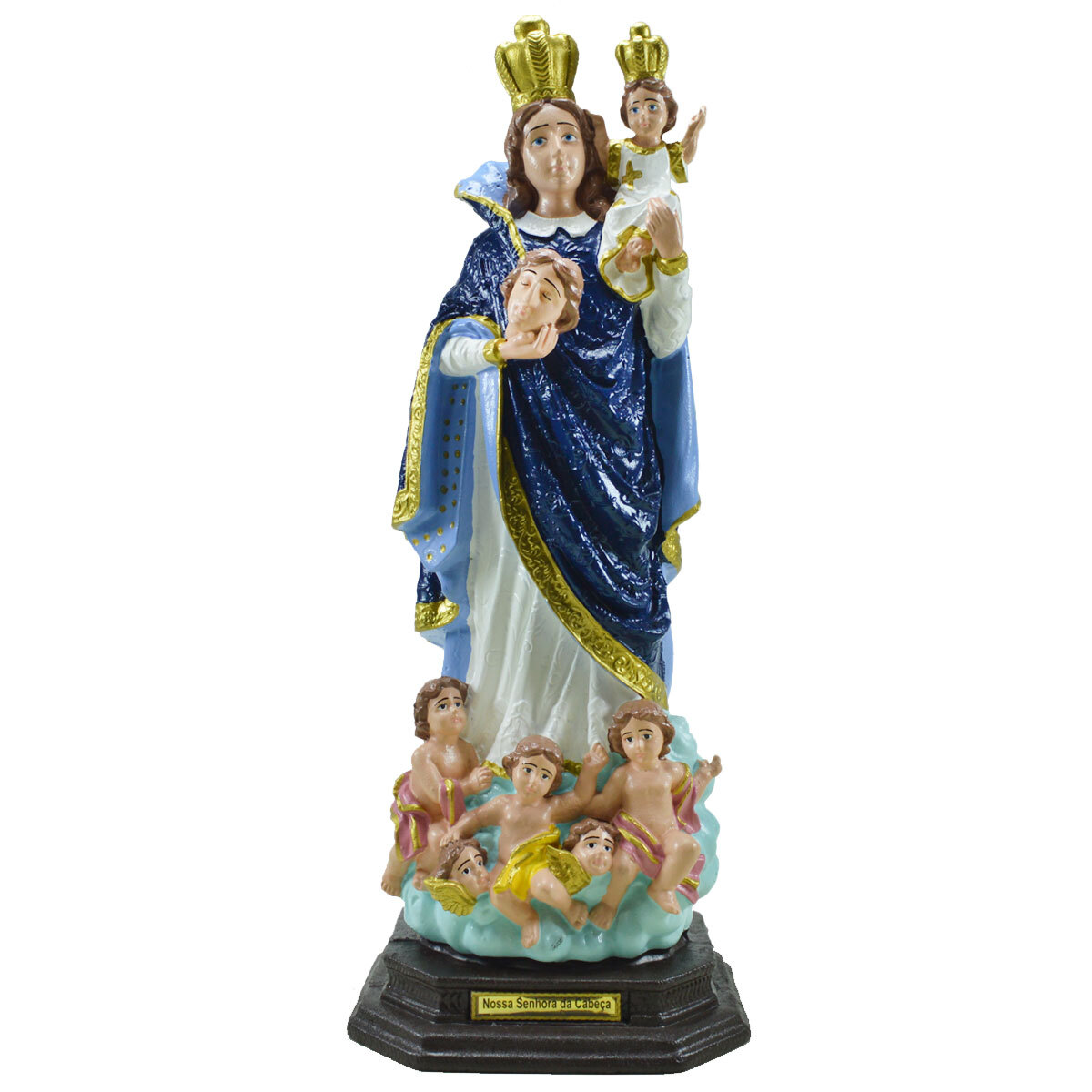 Imagem Nossa Senhora da Cabea 40 Cm Inquebrvel