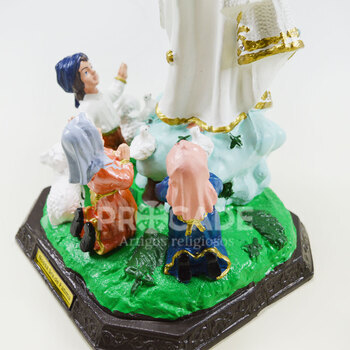 Imagem Nossa Senhora de F�tima com os Pastorinhos 40 Cm Inquebr�vel