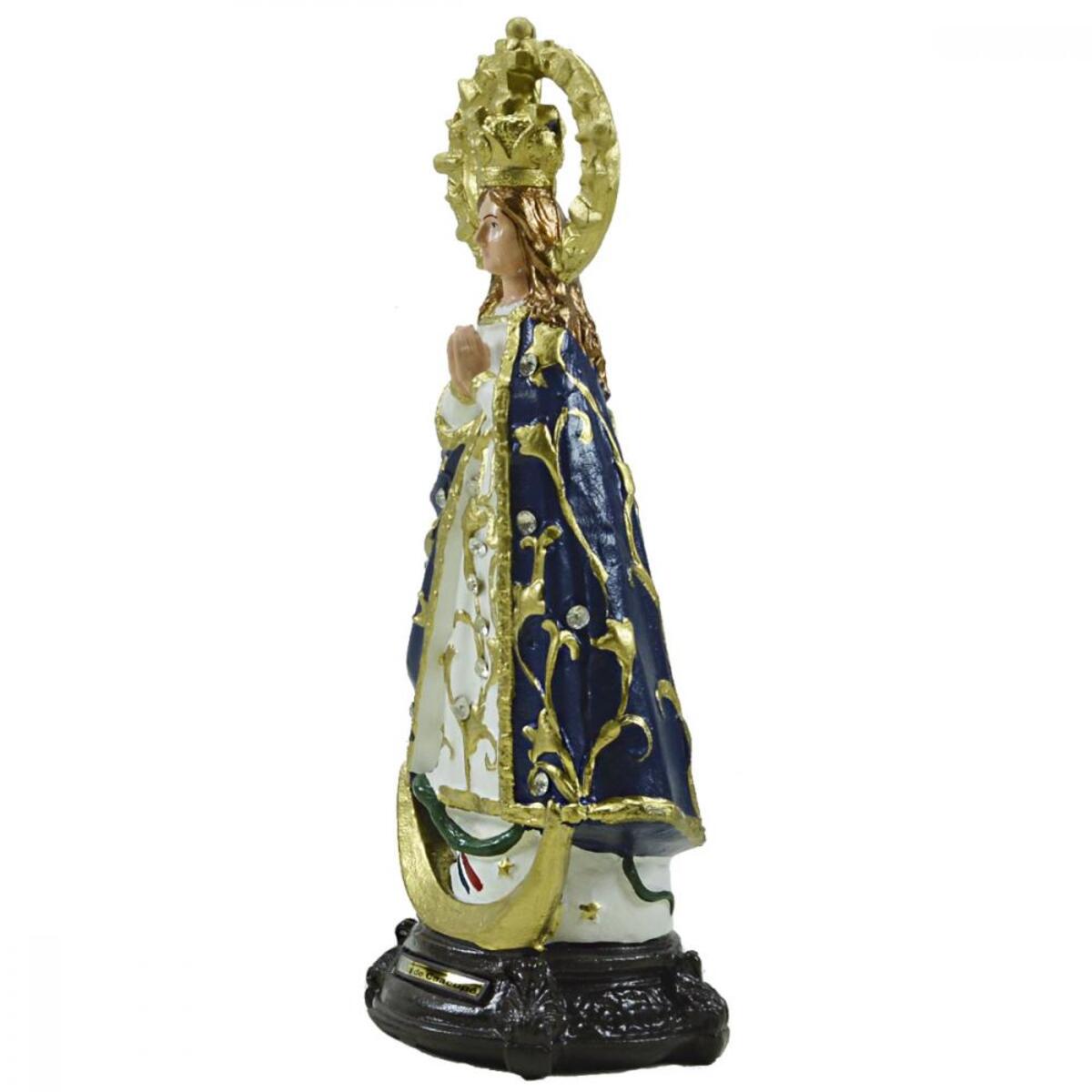 Imagem Nossa Senhora de Caacup 21 CM A Virgem Azul do Paraguai Inquebrvel