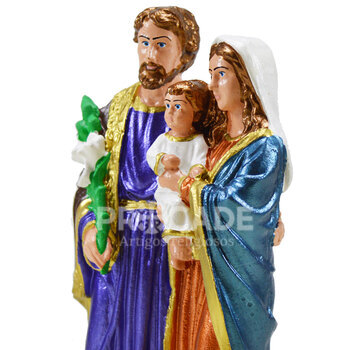 Imagem da Sagrada Fam�lia Inquebr�vel 22cm