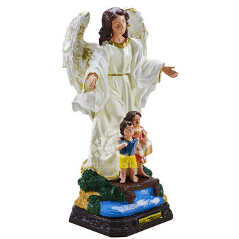Imagem Anjo da Guarda 38 Cm Branco Inquebr�vel