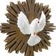Imagem Divino Espirito Santo Madeira 19 Cm Inquebrvel