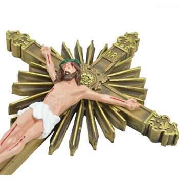 Crucifixo Jesus 30 Cm Inquebrvel