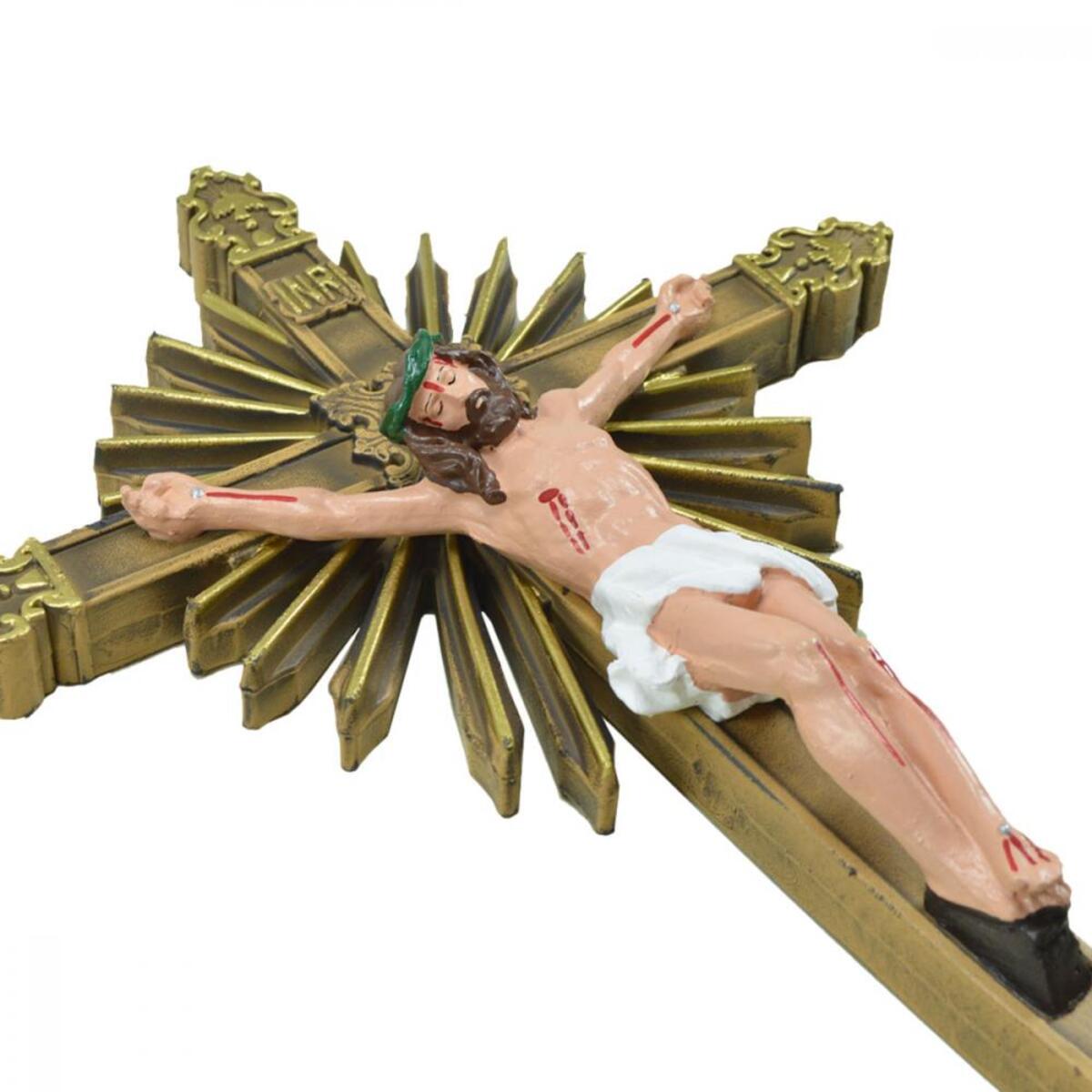 Crucifixo Jesus 30 Cm Inquebrvel