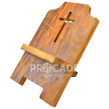 Porta Biblia De Madeira Peroba 29cm X 19 Cm S�o Bento