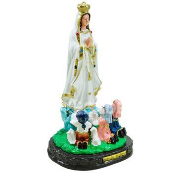 Nossa Senhora de F�tima com os Pastorinhos 24 Cm Inquebr�vel