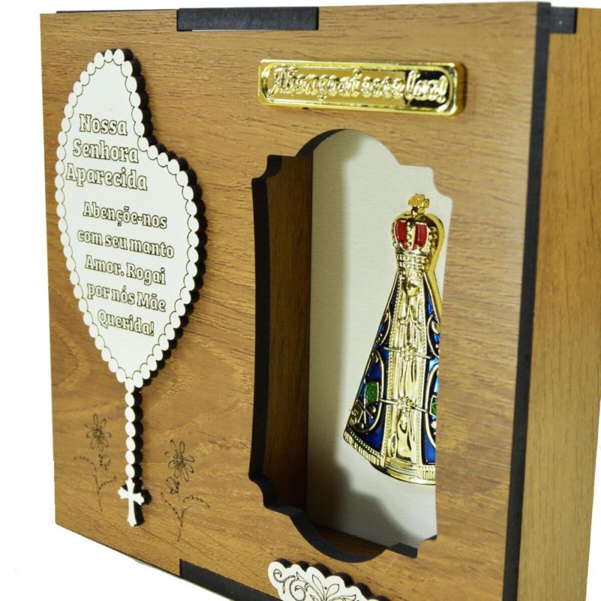 Nicho de Nossa Senhora Aparecida 17 cm
