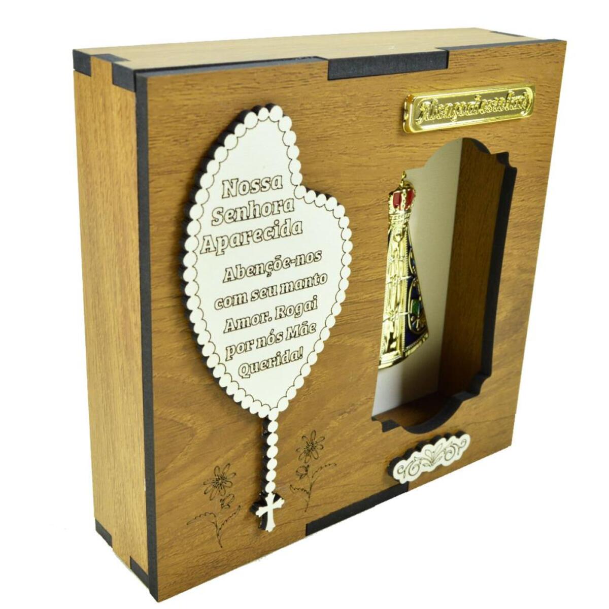 Nicho de Nossa Senhora Aparecida 17 cm