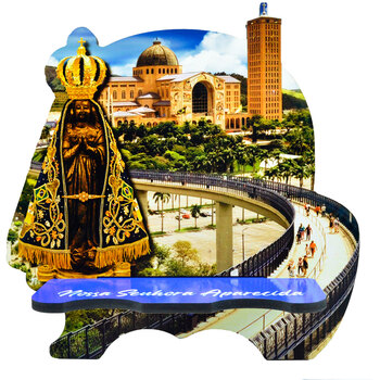 Porta Biblia N.sra Aparecida Basilica (A-26 cm x L-26 cm)