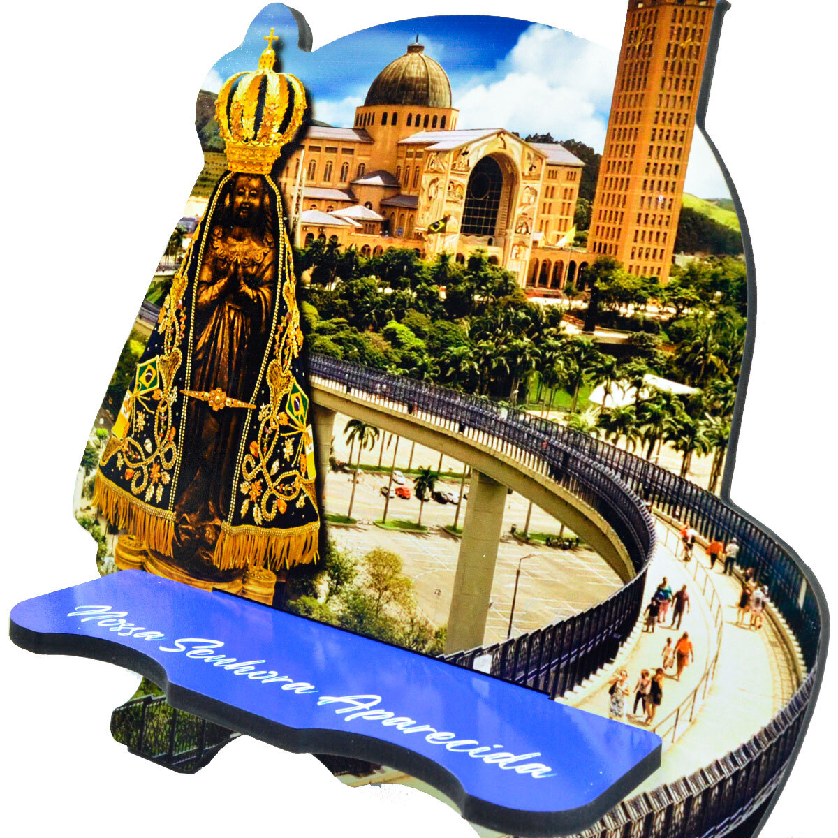 Porta Biblia N.sra Aparecida Basilica (A-26 cm x L-26 cm)