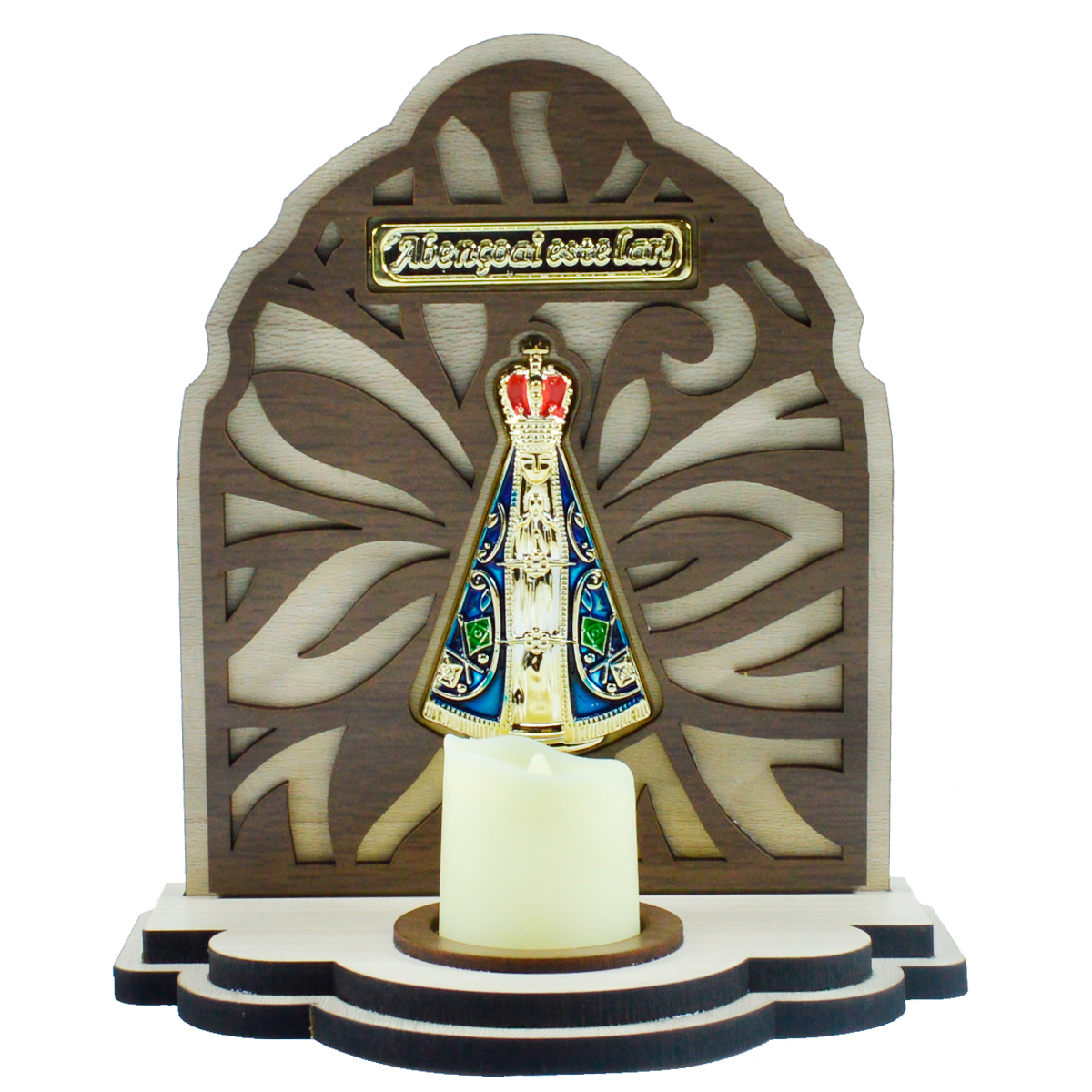 Oratrio N.sra Aparecida  com Vela eletronica