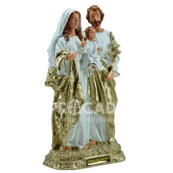 Imagem Sagrada Familia Cor Branco 30 Cm Inquebr�vel 