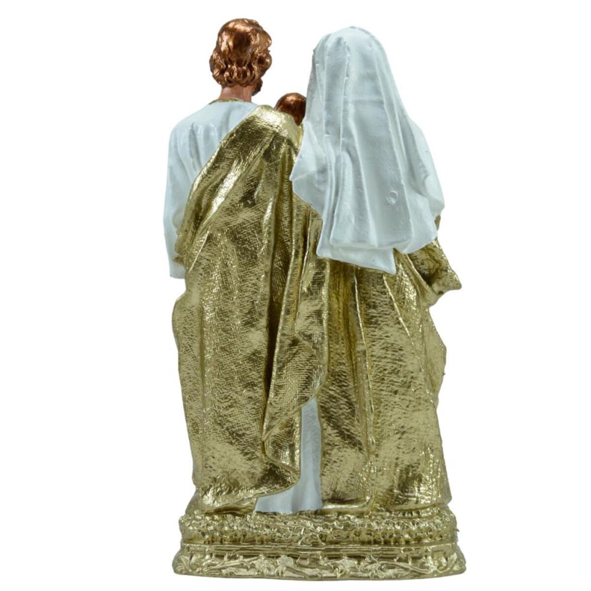 Imagem Sagrada Familia Cor Branco 30 Cm Inquebr�vel 