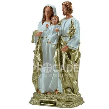 Imagem Sagrada Familia Cor Branco 30 Cm Inquebr�vel 