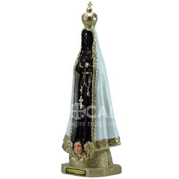 Imagem N.sra Aparecida 39 Cm Cor Branco Inquebr�vel 