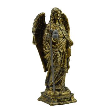 Imagem S�o Rafael Ouro envelhecido 21 CM Inquebr�vel 