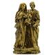 Imagem Sagrada Familia 30 Cm Ouro envelhecido Inquebr�vel 