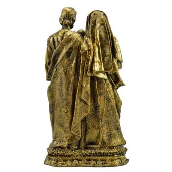 Imagem Sagrada Familia 30 Cm Ouro envelhecido Inquebr�vel 