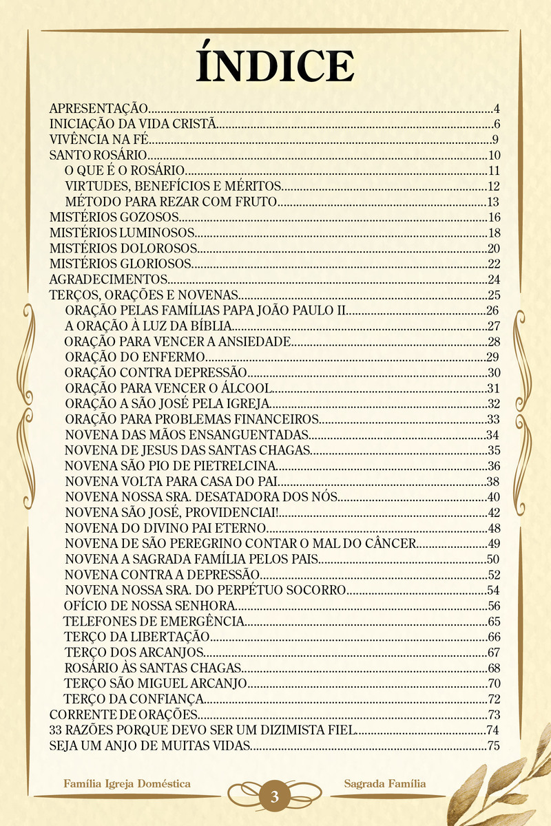 Kit com 4 Unidades Livro Fam�lia Igreja Dom�stica 32� Edi��o