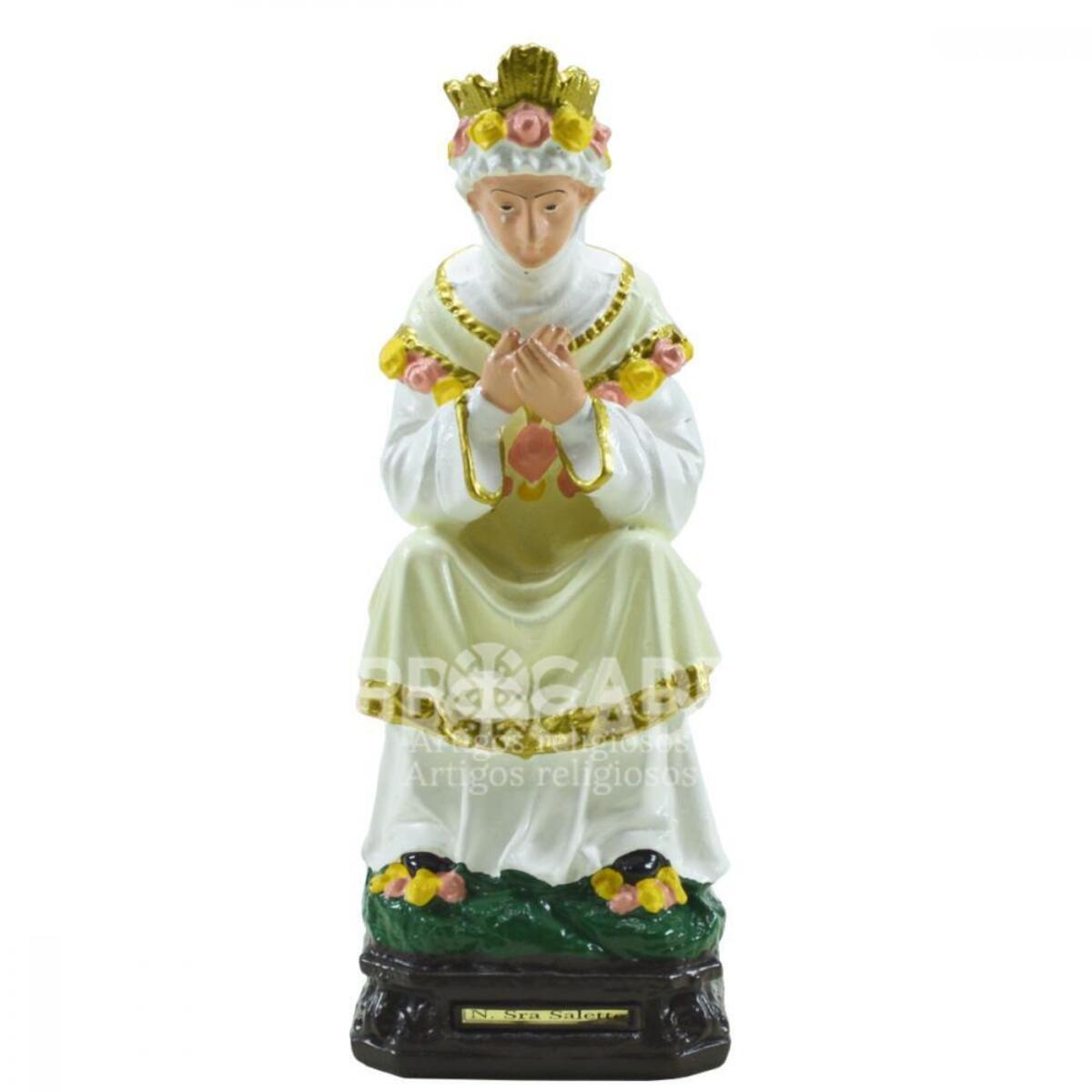 Imagem Nossa Senhora da Salette Sentada 21 cm Inquebr�vel 