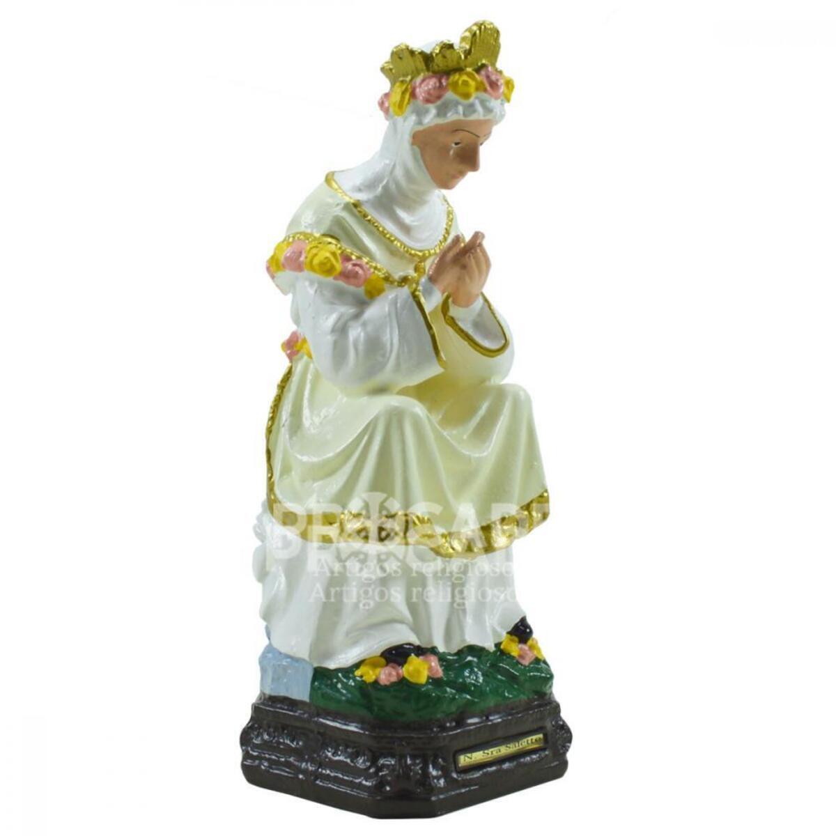 Imagem Nossa Senhora da Salette Sentada 21 cm Inquebr�vel 