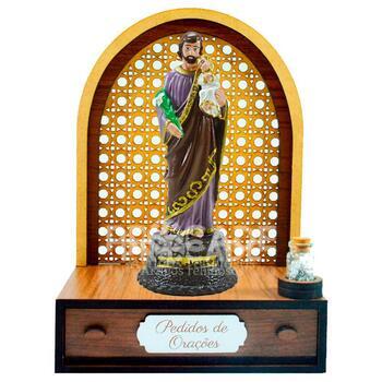 Altar C/ gaveta de pedidos de Ora��o com de S�o Jos� 22cm Inquebr�vel 