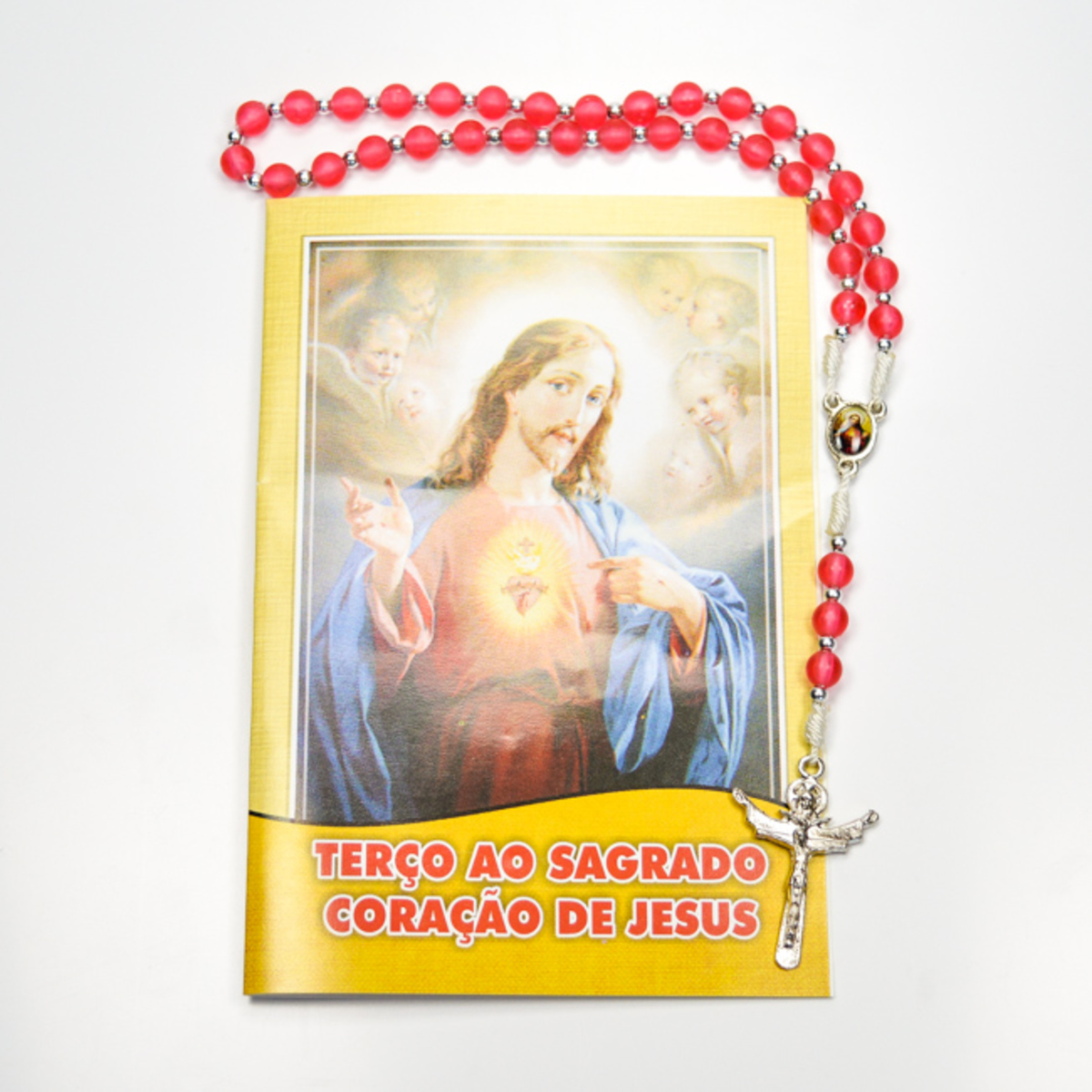 Tero com Folheto-Sagrado corao de Jesus